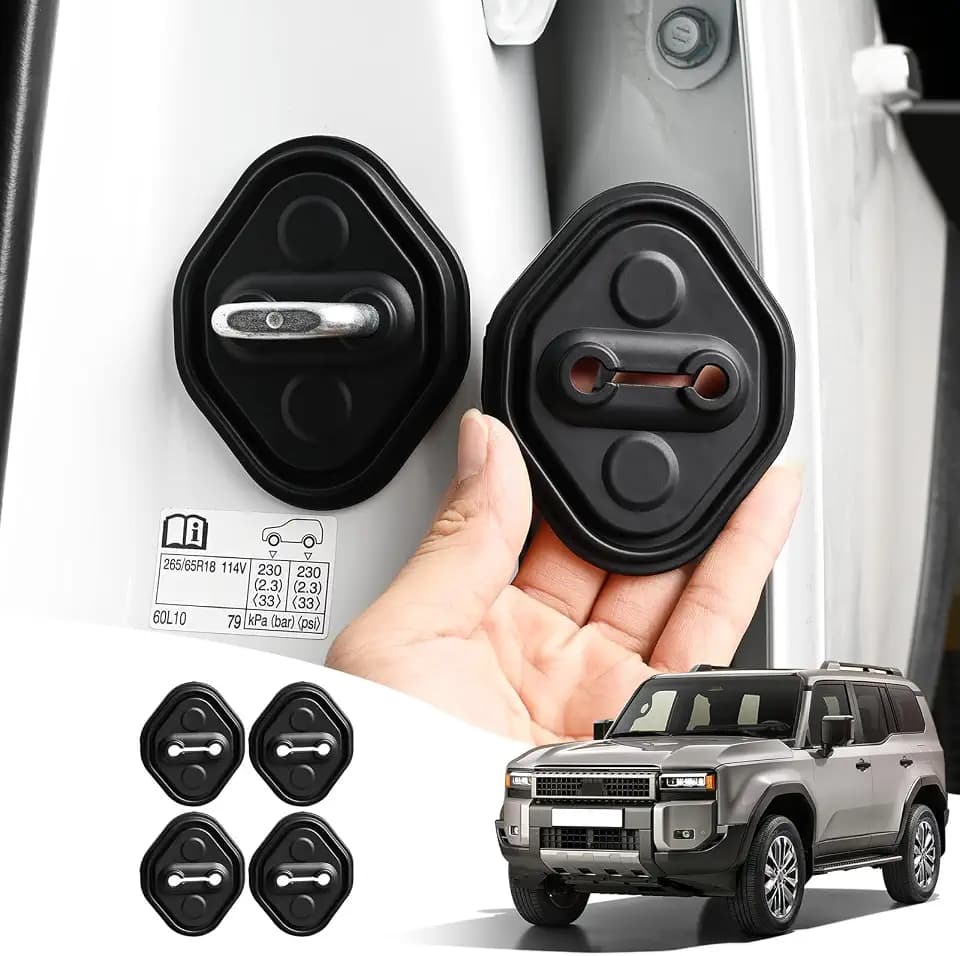 Automotive Silicone Door Lock Cover for 2024-2027 Toyota Land Cruiser 250