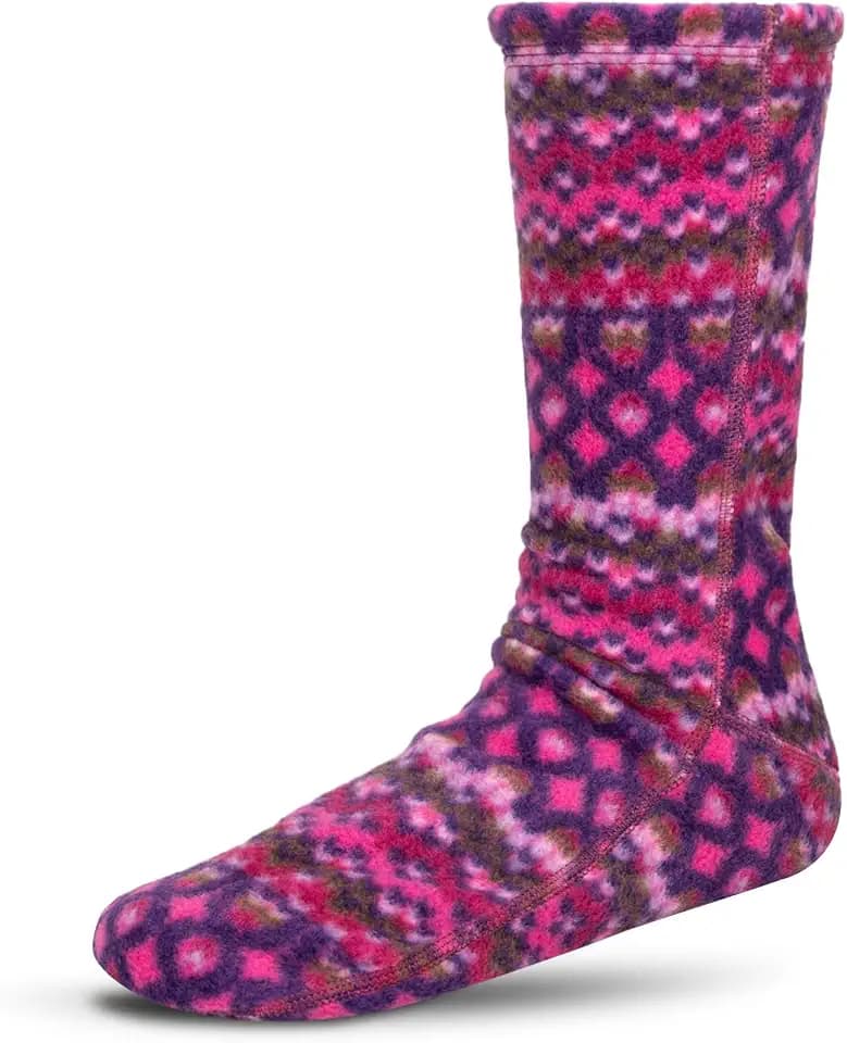 Acorn Mens and Womens Versafit Fleece Sock: Super Soft & Ultra-Warm, Mid-Calf Height, Flat-Flock Seams