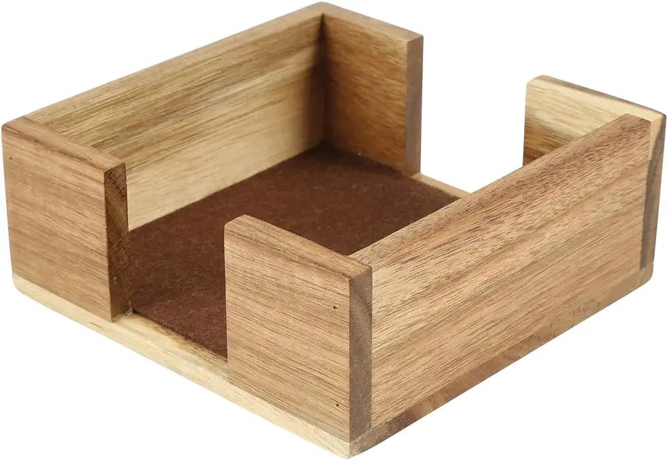 Thirstystone Natural Acacia Wood Square Coaster Holder