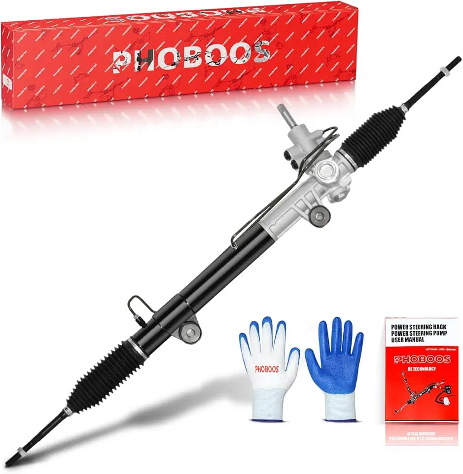 PHOBOOS Hydraulic Power Steering Rack and Pinion Fit for Dodge & Mitsubishi