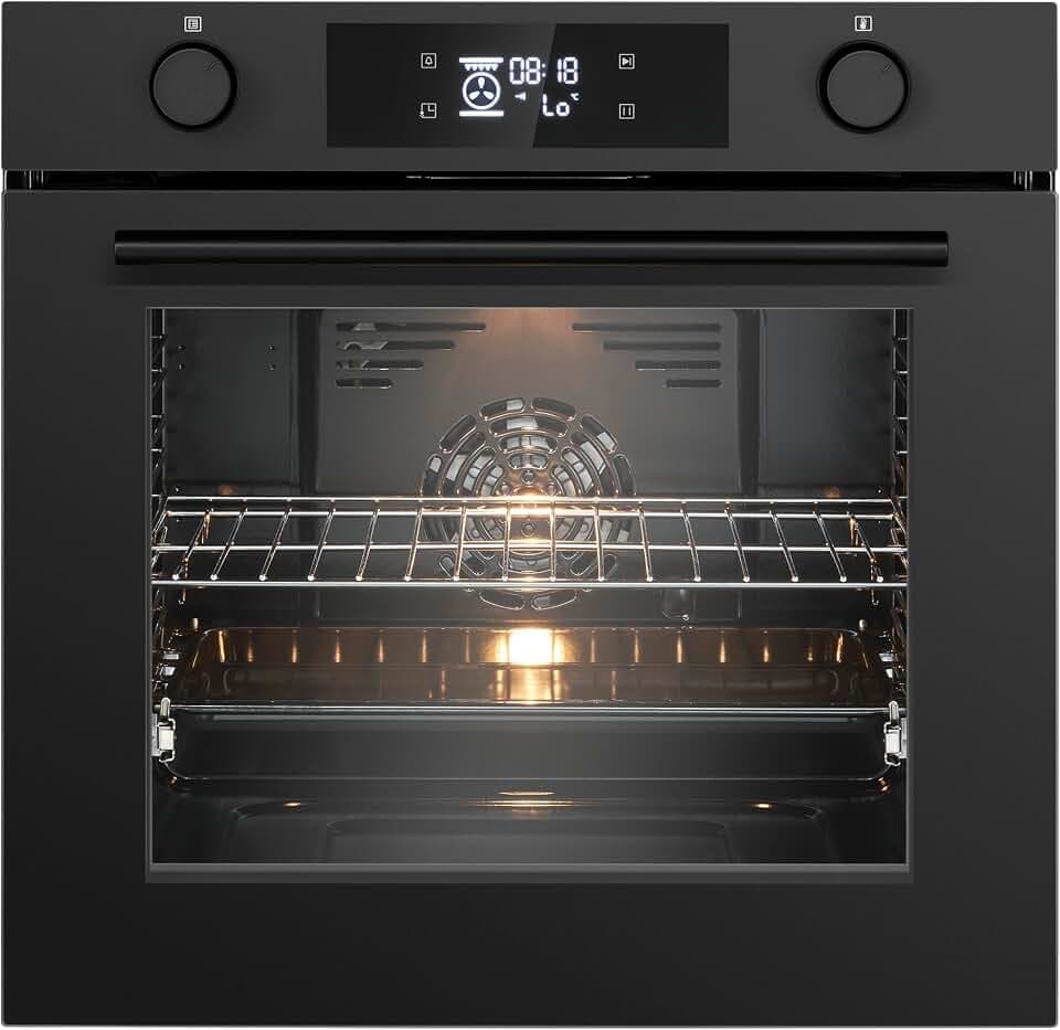 Bomann® Einbaubackofen 60cm | 73L | Heißluft & Grill | 2800 Watt | EBO 7913