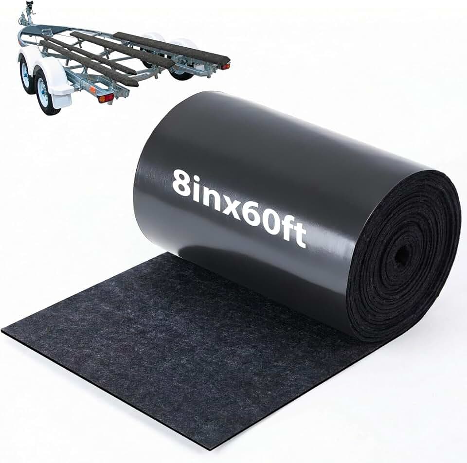 HunnmingRe Boat Bunk Carpet Waterproof Backing for Trailer