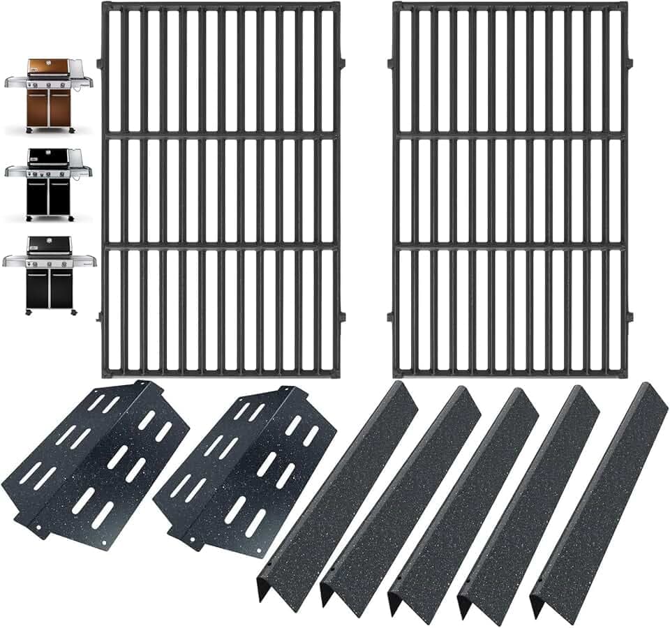 Genesis Grill Parts for Weber 3/4 Burner Genesis 300 Series(w/ Front Knobs)