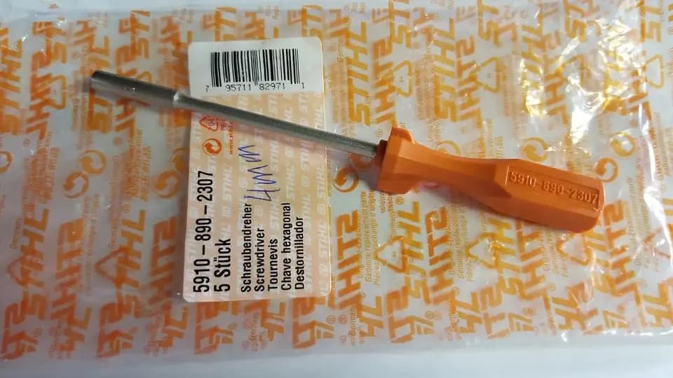 GENUINE 4MM HEX CARB/CARBURETOR TOOL/SCREWDRIVER 5910 890 2307,Replacement for STIHL OEM