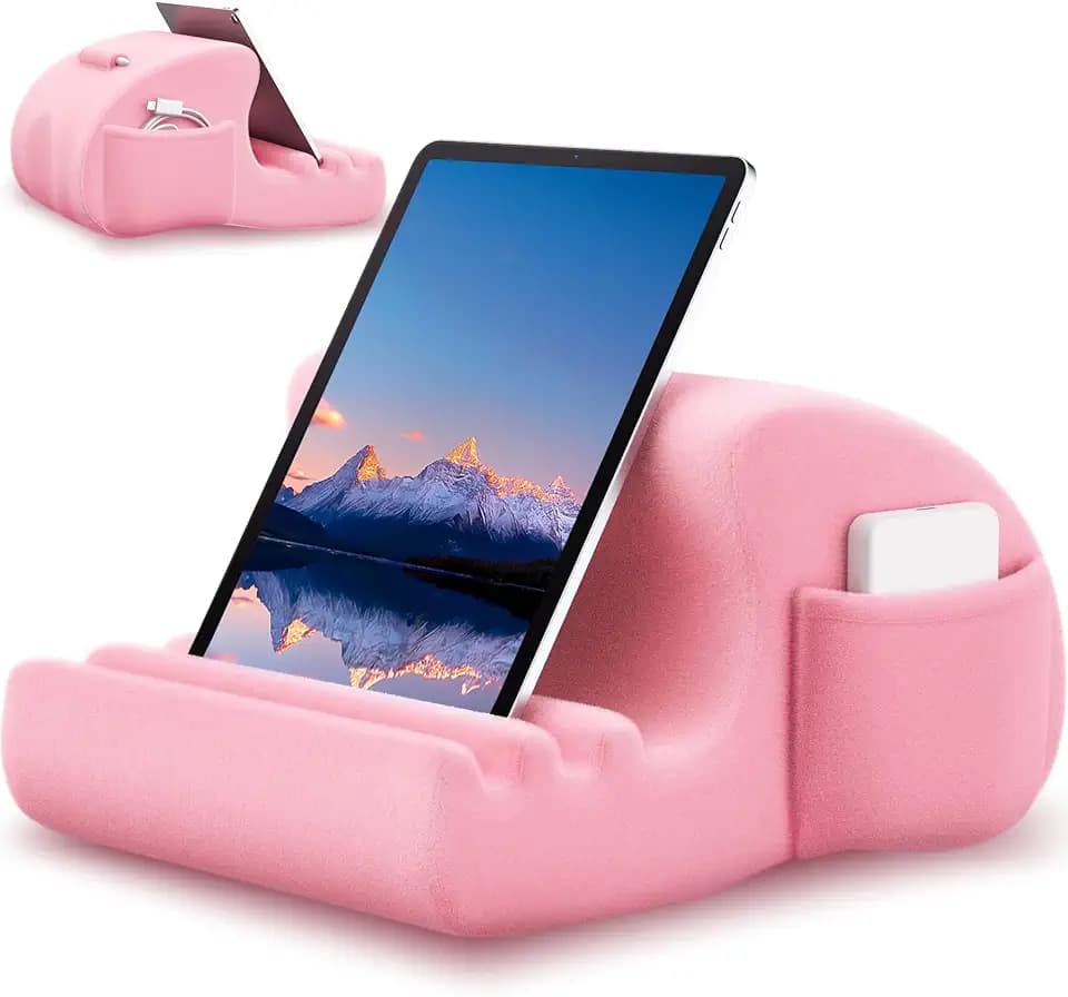Tablet iPad Pillow Stand, Tablet Holder for Lap, Pillow Pad for iPad