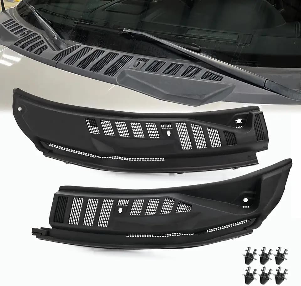 Windshield Wiper Cowl Cover Panel Grille for 2017-2022 Ford F250 F350 F450