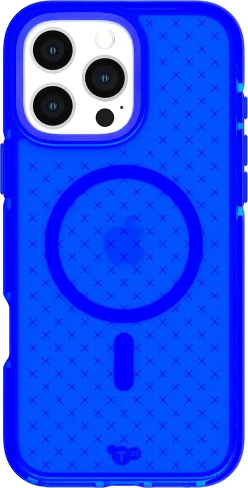 Tech21 EvoCheck for iPhone 16 Pro Max Compatible with MagSafe - Impact Protection Case - in Cobalt Blue