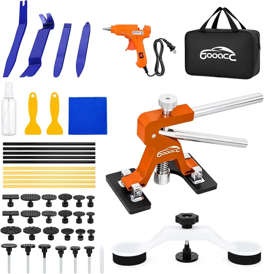 GOOACC 45 PCS Car Dent Puller Paintless Dent Repair Kit Trim Removal Tool