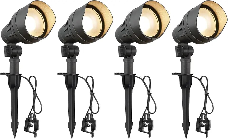 hykolity Low Voltage LED Landscape Spotlights, Aluminum Spot Lights Outdoor