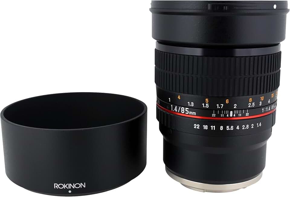 Rokinon 85M-FX 85mm F1.4 Ultra Wide Fixed Lens for Fujifilm X-Mount Cameras