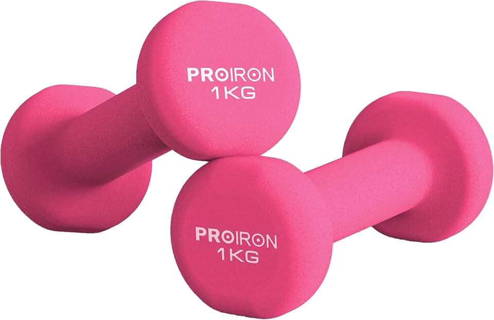 PROIRON Hanteln Neopren Kurzhanteln Frauen Hantelset Kleine Hantel Kurzhantelset (2er-Set) für Damen Gymnastik Yoga Pilates und Kinder