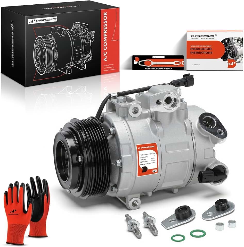 A-Premium Air Conditioner AC Compressor with Clutch