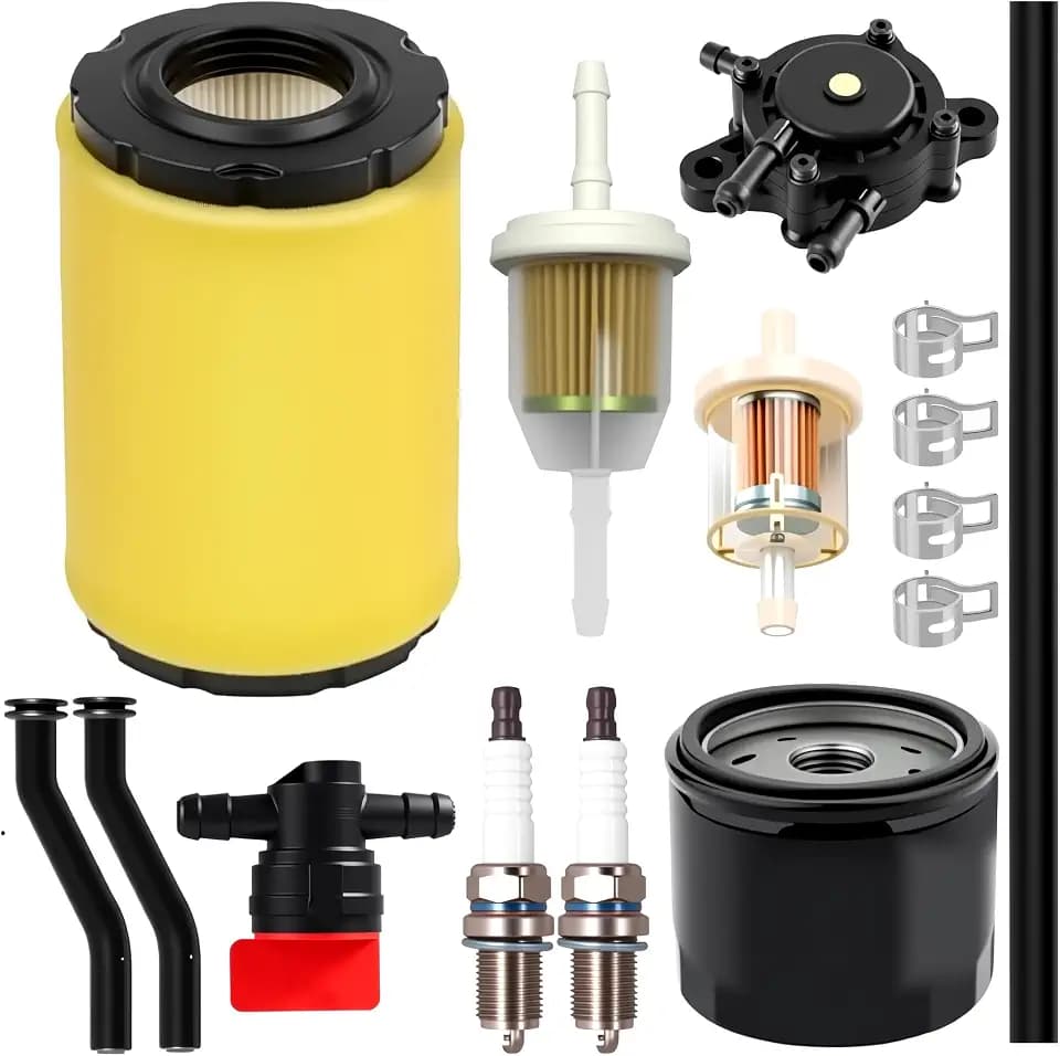 Z335E Air Filter & Oil Filter Tune Up Kit Compatible with John Deere Mower - Z335E, Z355E, Z345M, Z355R, E120, Z235, Z335, Z345, Z355, LT150 17.5hp 19.5hp 20hp 21hp Engines