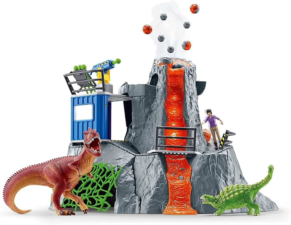 Schleich Dinosaurs | Große Vulkan Expedition 42564 | 60 Teile