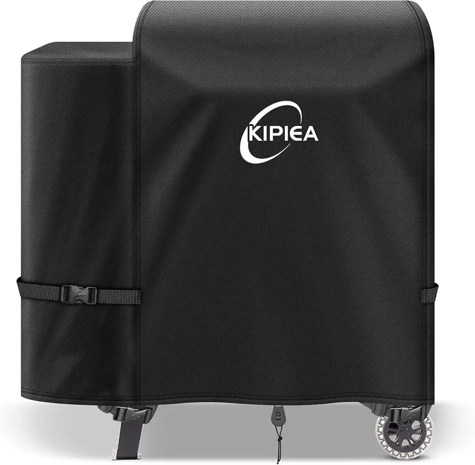 Kipiea 600D Pellet Grill Cover for Pit Boss 700FB, Classic 700, and Pro 600 Series, Waterproof BBQ Smoker Cover, UV Resistant