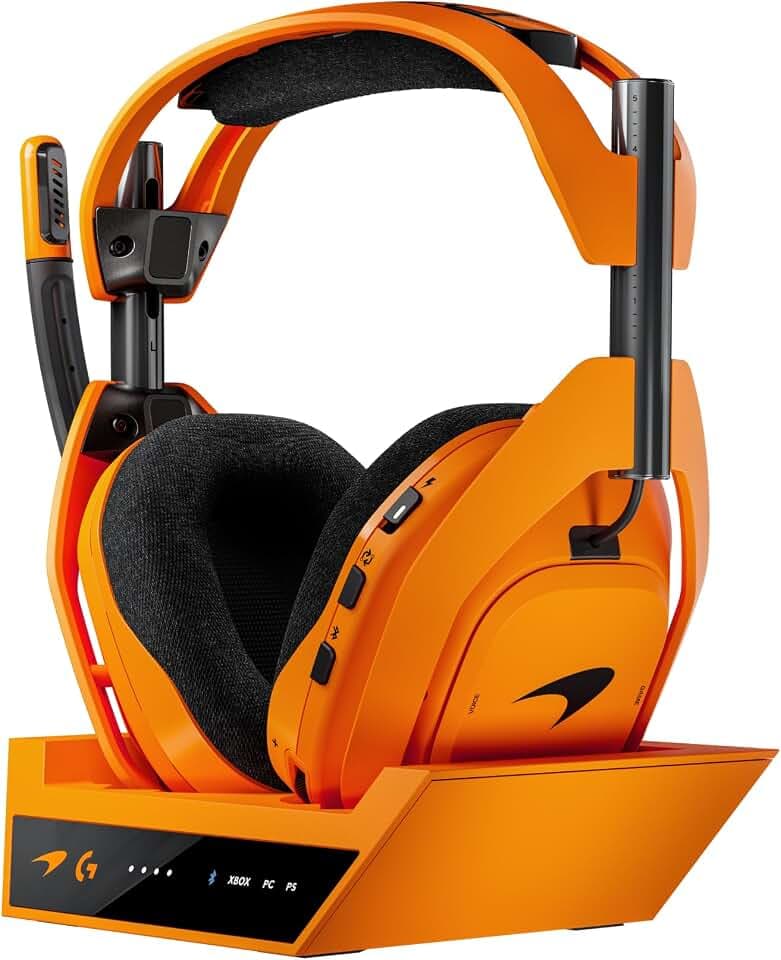 Logitech G Astro A50 X LIGHTSPEED McLaren Edition + Basisstation (Papaya)