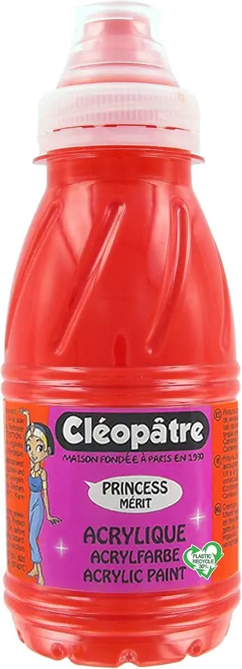 Cléopâtre PAM250-87 Acrylfarbe, Flasche mit 250 ml, Feuerrot