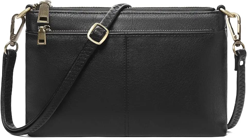 SENDEFN PU Leather Crossbody Bag for Women Small Clutch Purses Crossbody Shoulder Handbag Wallet Purses RIFD Card Slots