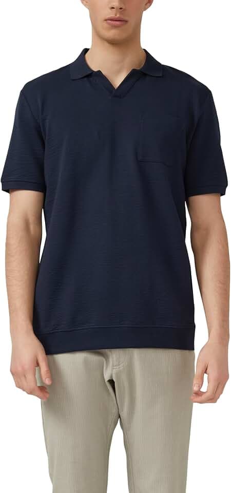s.Oliver Strukturiertes Poloshirt mit Brusttasche