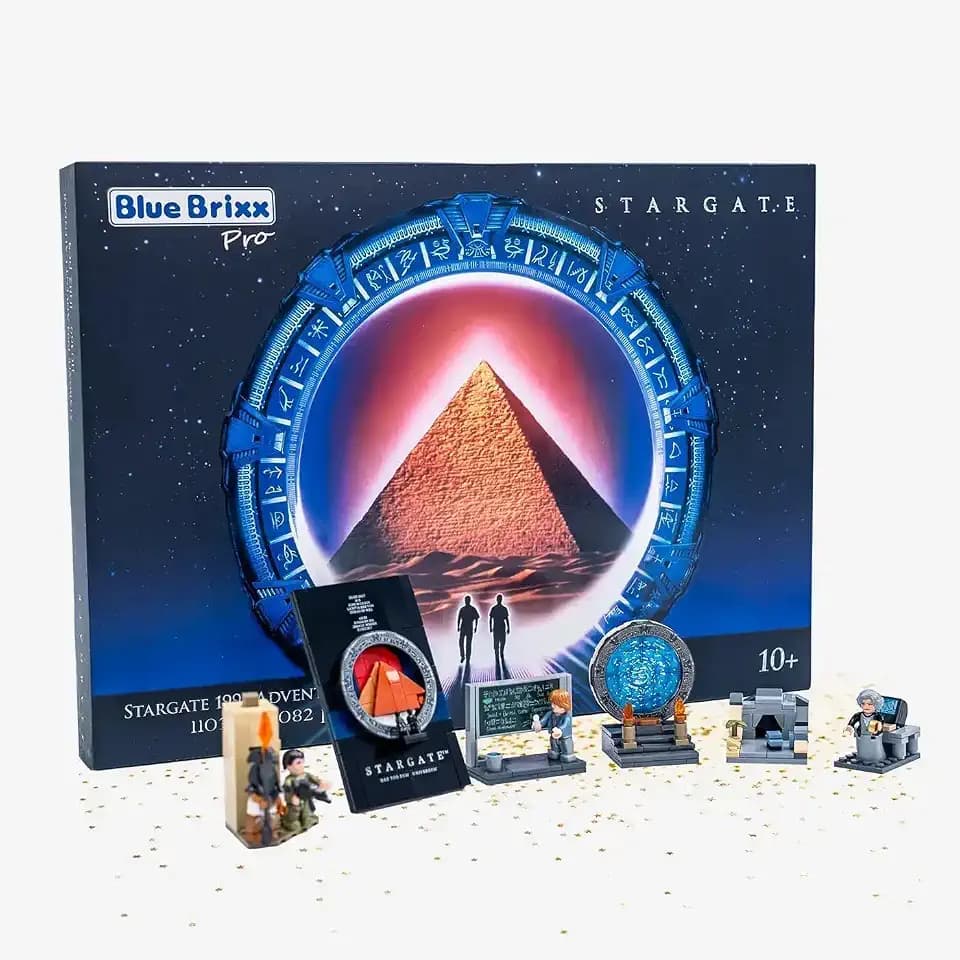 BlueBrixx Stargate Adventskalender, 1082 Klemmbausteine, 15 Minifiguren