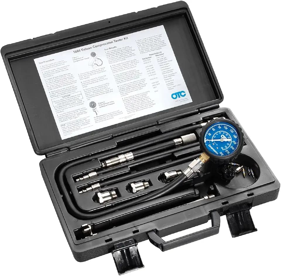 OTC 5605 Deluxe Compression Tester Kit for Gasoline Engines