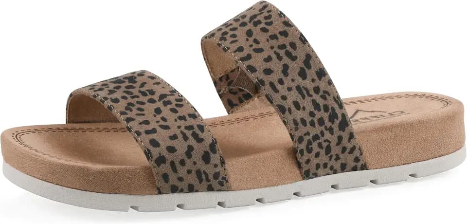Cliffs by White Mountain Women's Tahlie Cushioned Slide Sandal