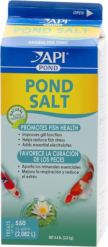 API Pond Salt Pond Water Salt 4.4-Pound Container