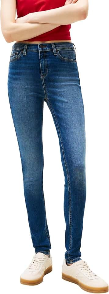 Tommy Jeans Damen Jeans Hose Nora Skinny Fit
