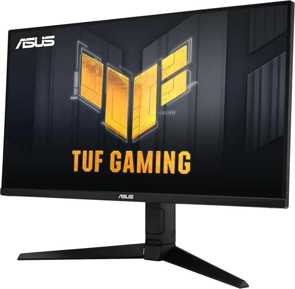 ASUS TUF Gaming VG28UQL1A - 28 Zoll UHD 4K Monitor - 144 Hz, 1ms GtG, FreeSync Premium & G-Sync kompatibel, DisplayHDR 400 - Fast IPS Panel, 16:9, 3840x2160, DisplayPort, HDMI 2.1, USB, ergonomisch
