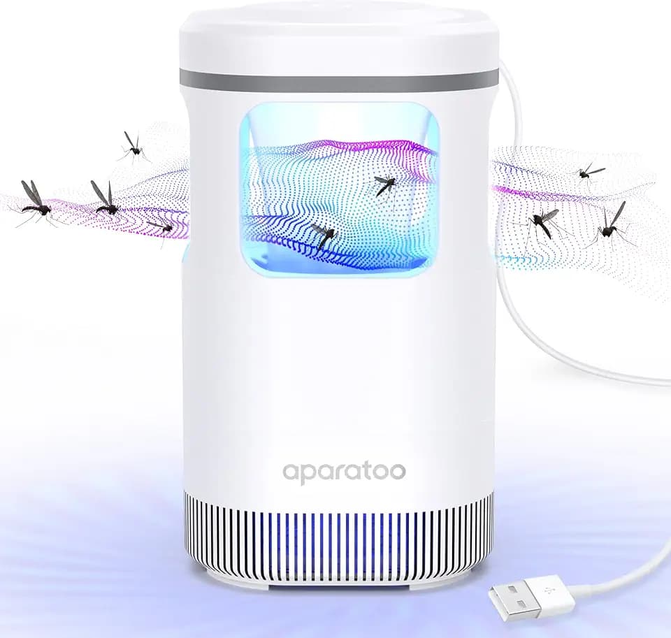 Insektenvernichter,Elektrischer Mückenfalle Mückenlampe mit USB,UV-Licht Insekten Mückenfalle Insektenlampe Fliegenvernichter für Schlafzimmer, Küche, Büro, Zuhause