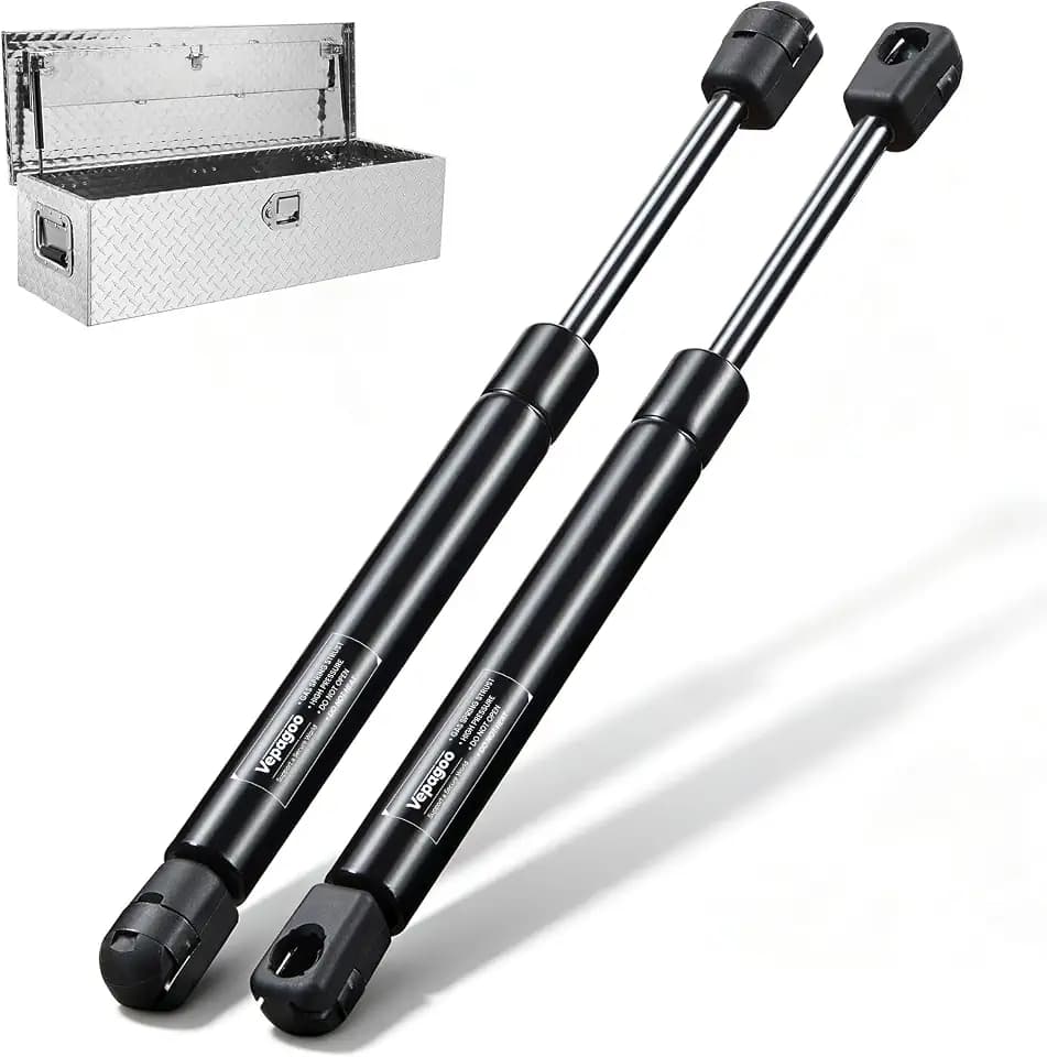 Vepagoo 10 inch 35 lb Gas Struts for Truck Tool Box Lid, 2Pcs