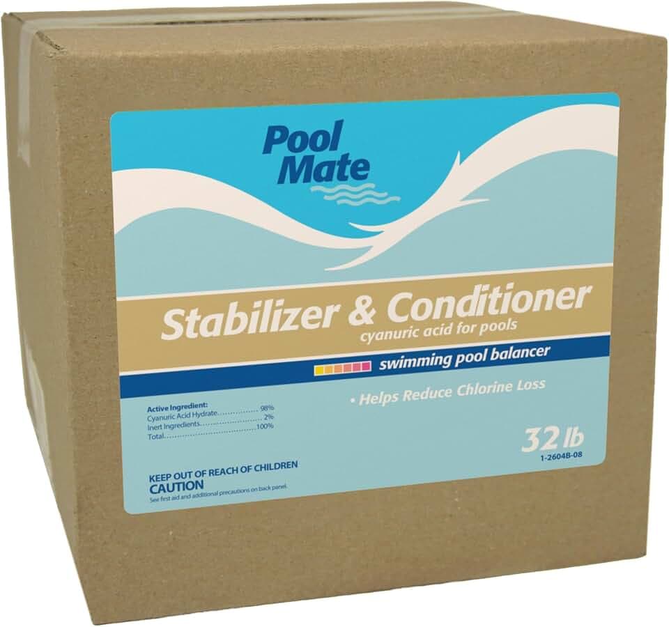 Pool Mate 32-Pounds Premium Pool Stabilizer and Conditioner