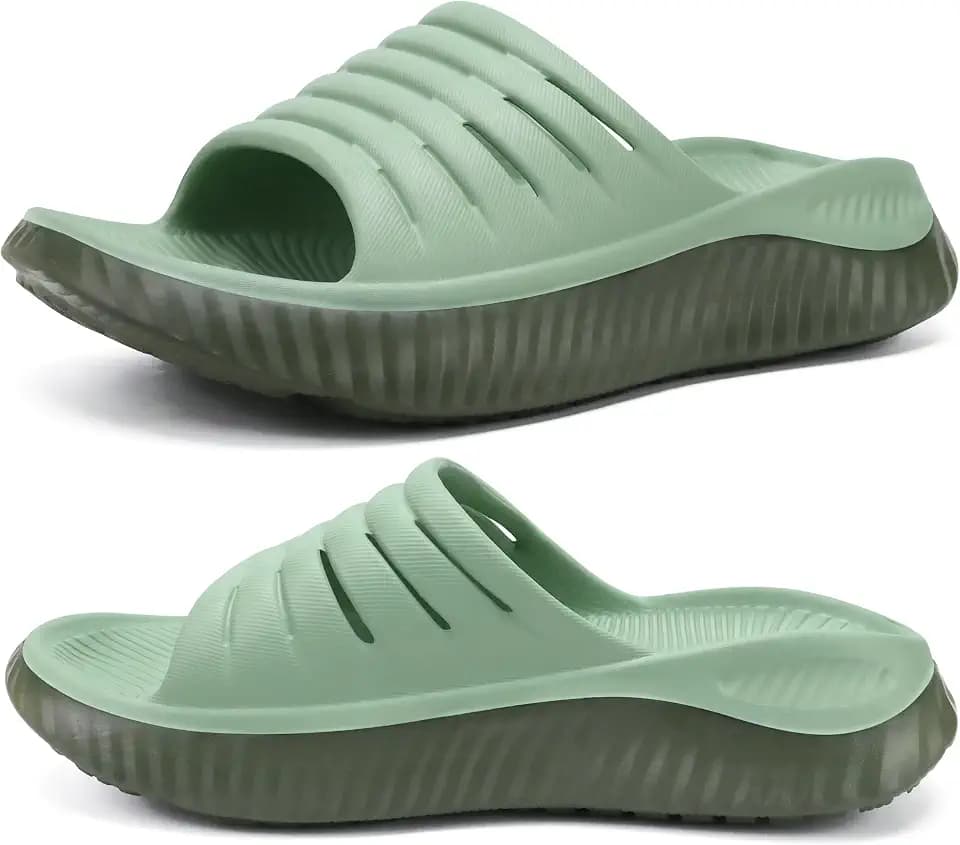 KuaiLu Recovery Sandals Women With Comfortable Arch Support Sport Slides