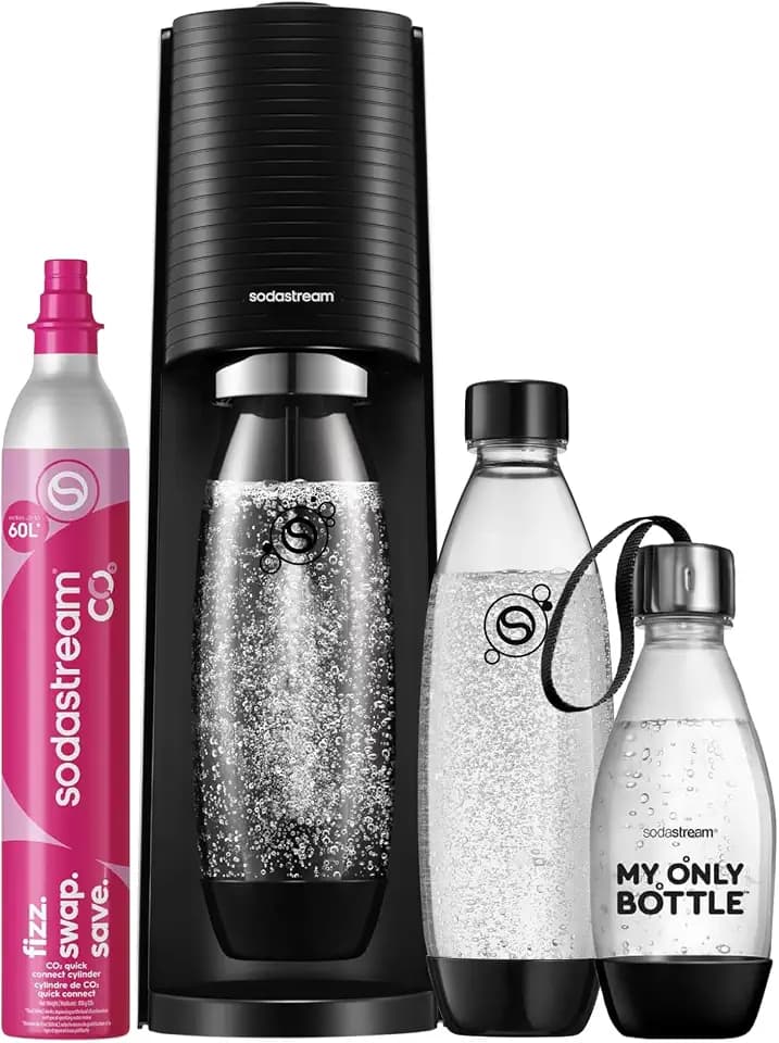 SodaStream TERRA Wassersprudler - 3x Sprudlerflaschen & CO2-Zylinder
