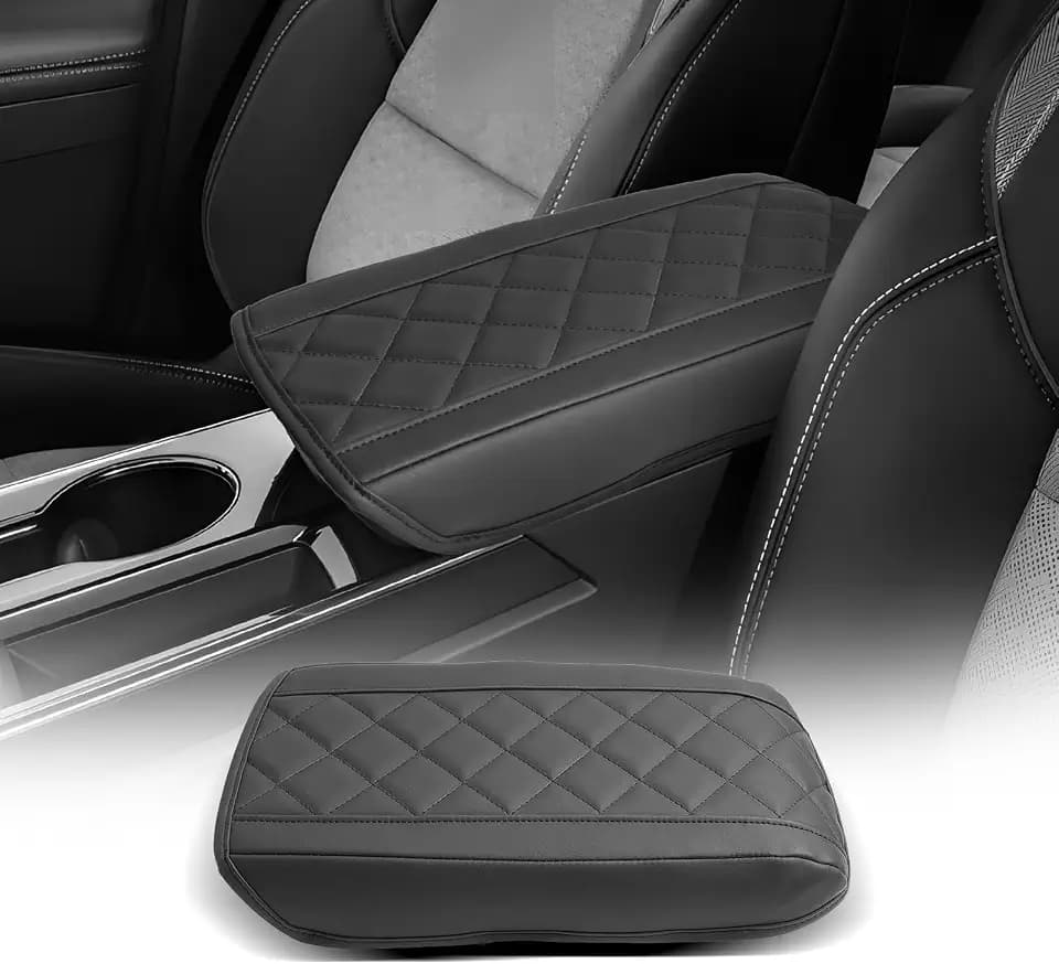 CDEFG for Chevrolet Equinox 2025 2026 2027 Center Console Cover Armrest Box Cover for Chevy Equinox (LT, RS, Activ) Accessories Arm Rest Protector NOT for Equinox EV