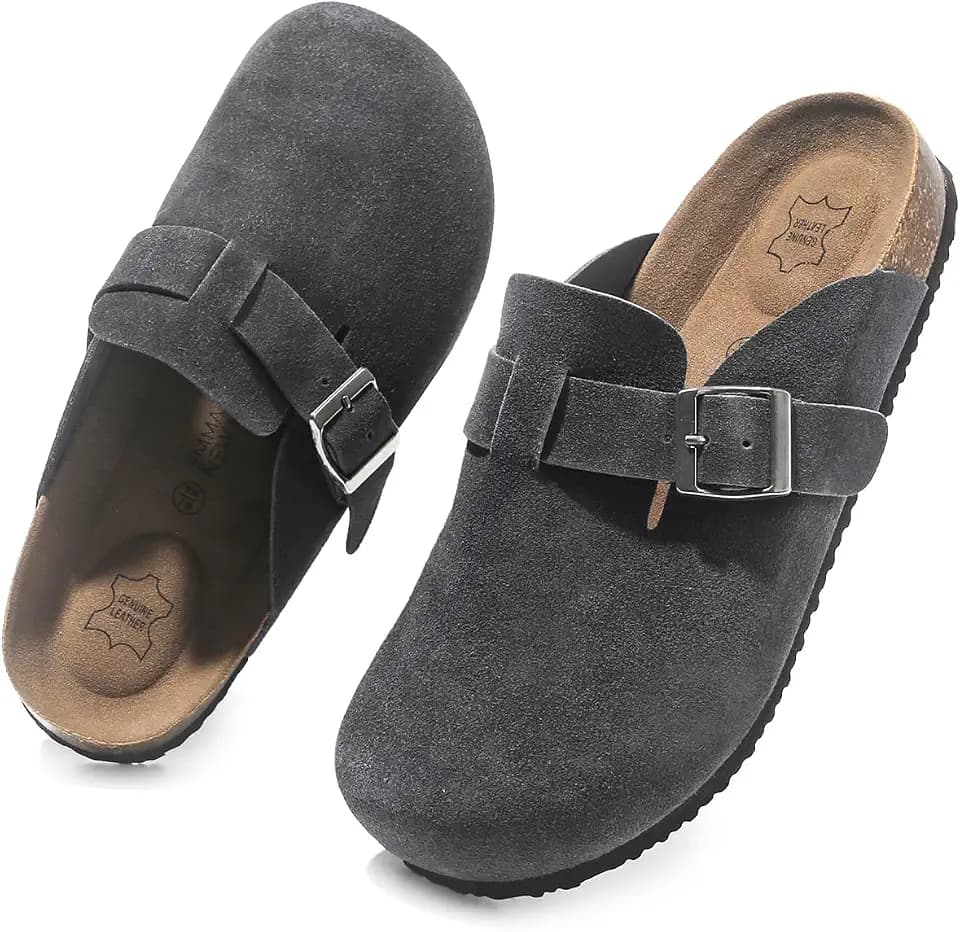 EMMA NEW YORK 100% Genuine Leather Mule Clogs for Women