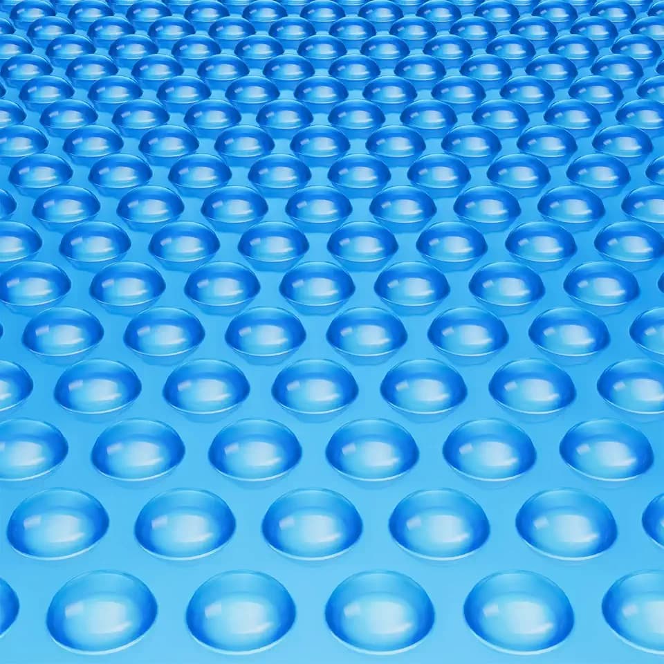 VEVOR Solar Pool Cover 28 x 14 ft, 16 Mil Rectangle Solar Blanket Blue