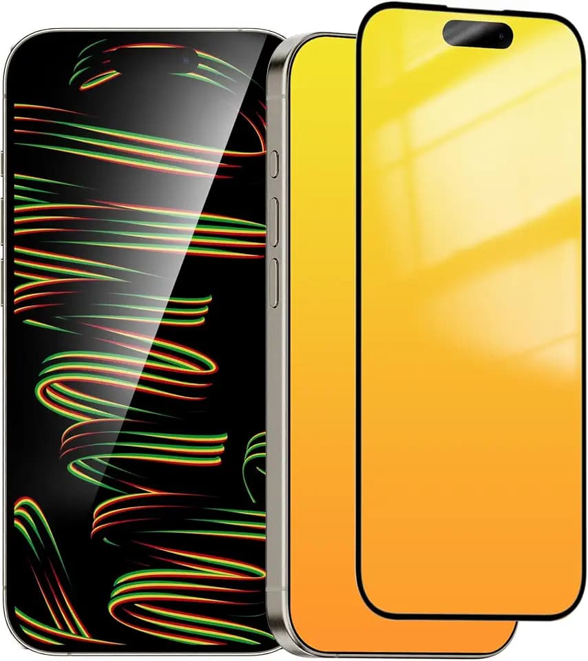 Privacy Screen Protector for iPhone 17 Pro Max 2 Pack (Gold)