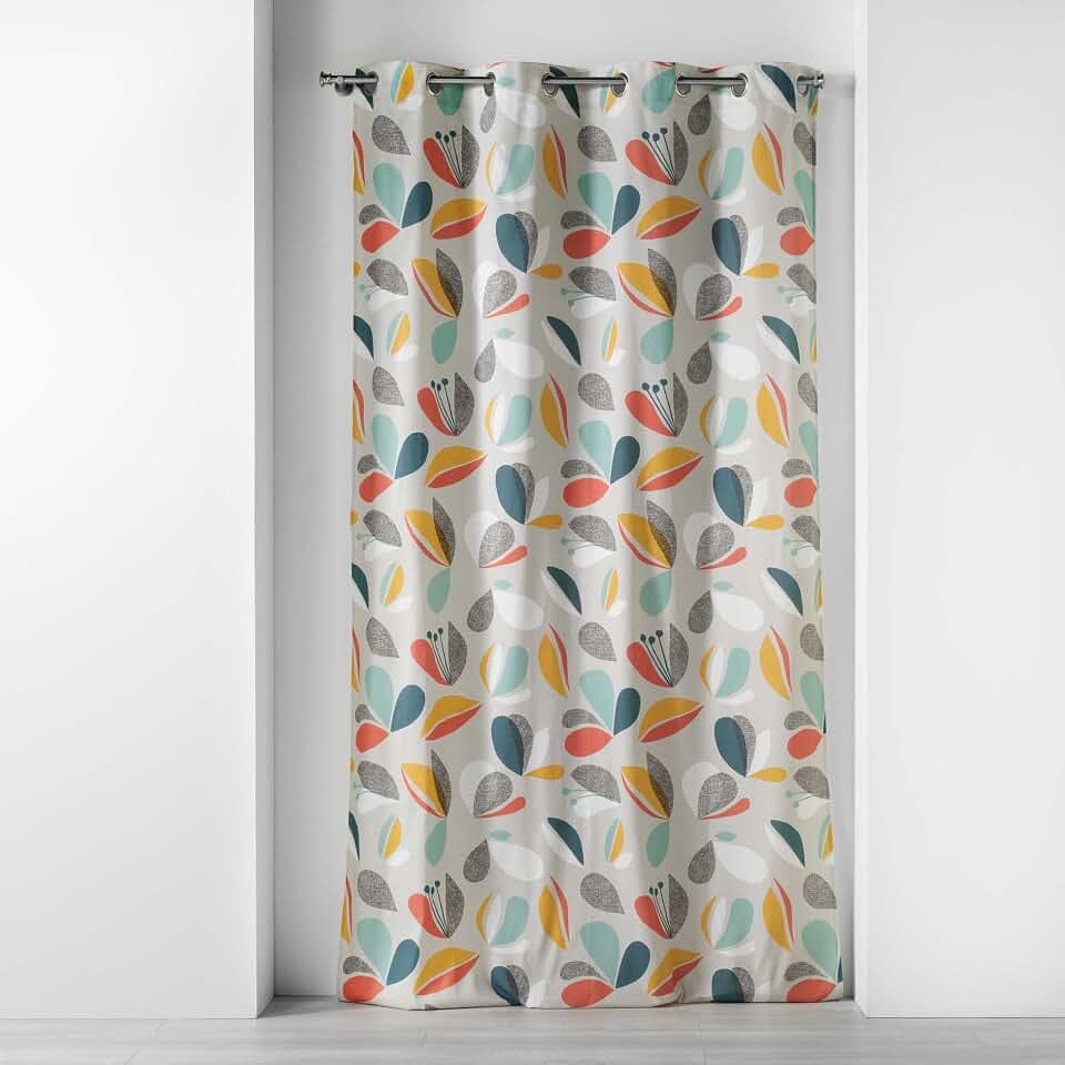 Douceur d'Intérieur, Ösenvorhang, 140 x 240 cm, Grau 1609990