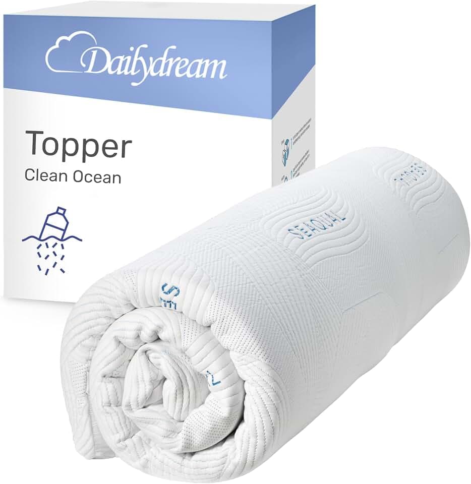Dailydream Topper 140x190cm aus Memory Foam, 5 cm hoch