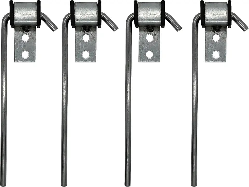 4 Pcs Heavy Duty Exhaust Hanger Rod -Universal Use Exhaust Hanger - 3/8" Rod 10" Long