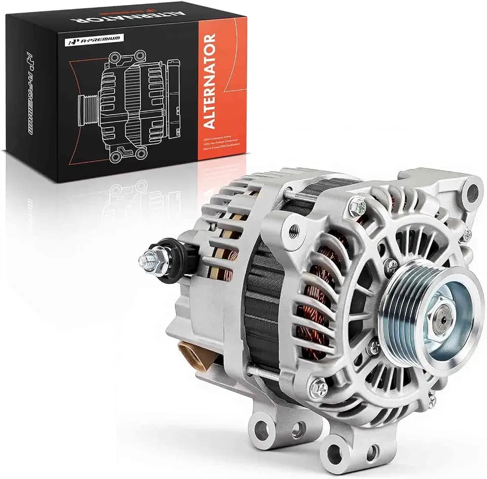 A-Premium Alternator, 12V 110A 6-Groove Pulley CW, Compatible with Subaru