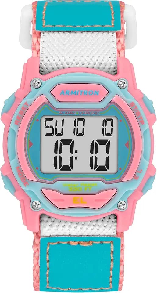 Armitron Sport Digital Chronograph Nylon Strap Watch