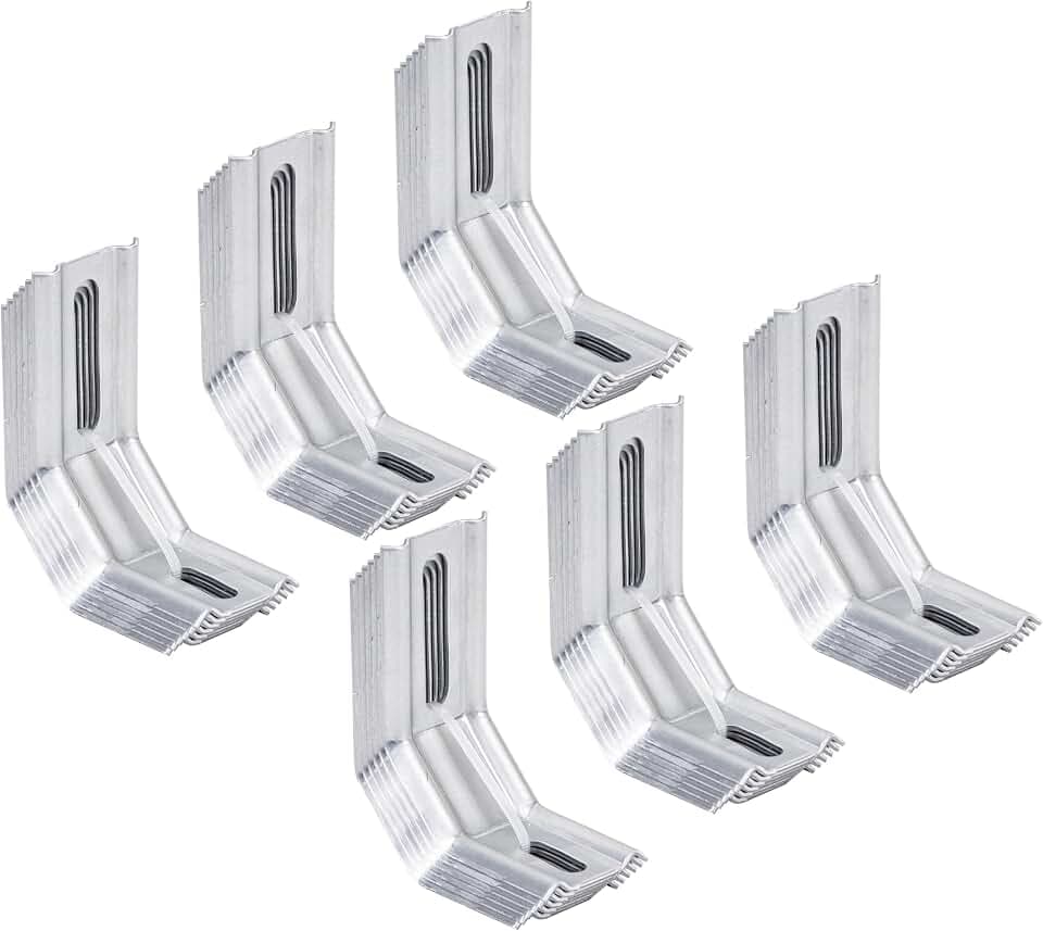 Alberts 832414 Verstellwinkel | zweimal 45°-Winkel, geprägt, mit Langloch | sendzimirverzinkt | 35 x 30 x 50 mm | 36er Set