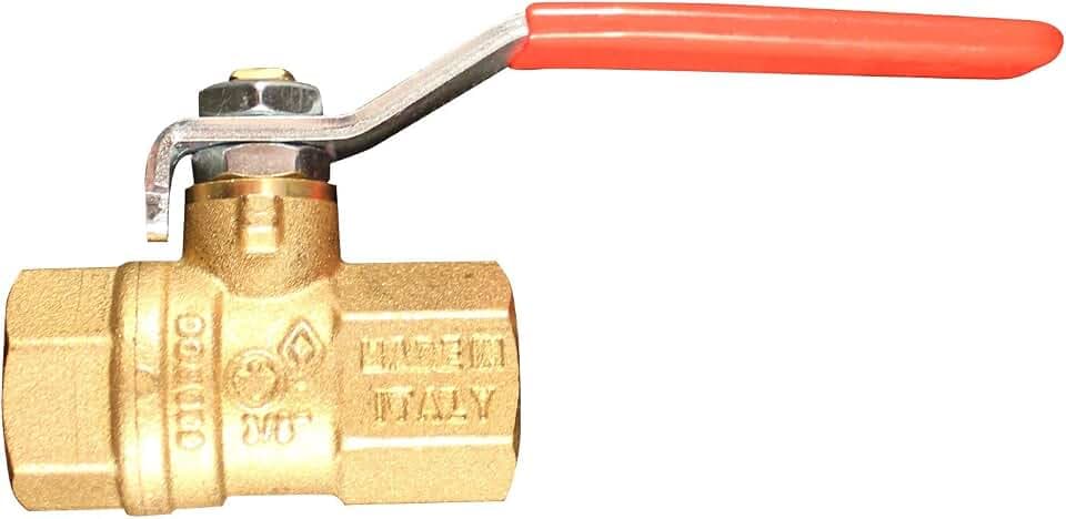 Milton (1094-8) 1/2" FNPT Full Port Heavy-Duty Brass Ball Valve