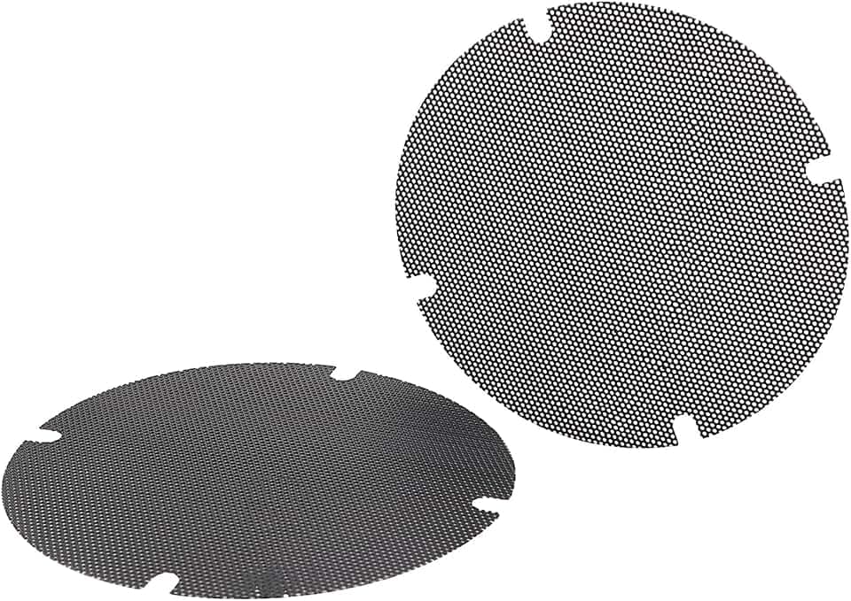 Black Motorcycle Mesh Rear Passenger Speaker Grille Covers for Harley Road Glide Street Glide Electra Glide Ultra Classic Tri Glide Ultra 2014-2023