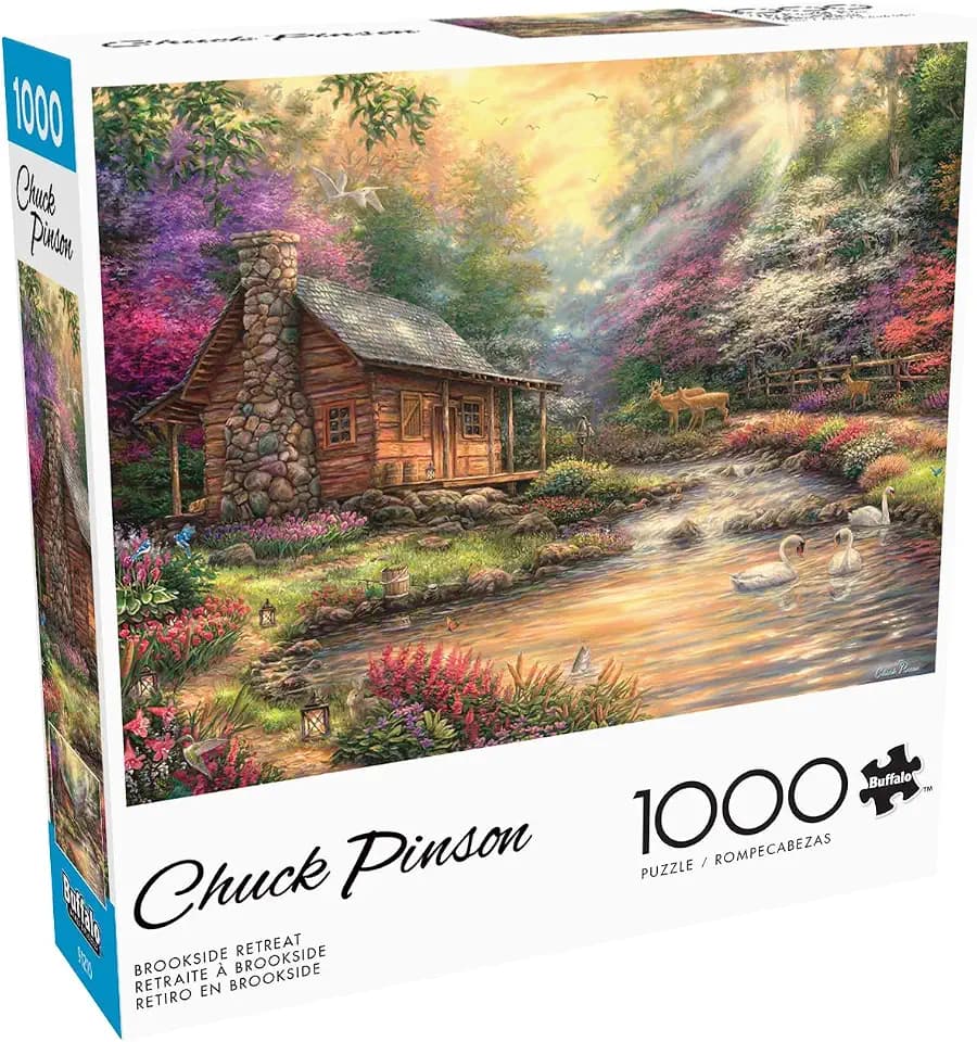 Buffalo Games - Brookside Retreat - 1000 Piece Jigsaw Puzzle for Adults