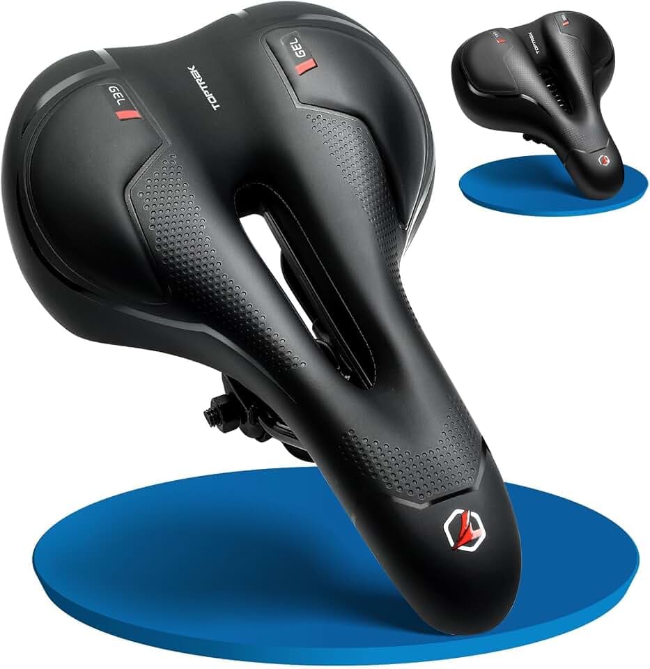 toptrek Fahrradsattel Herren Damen Bequem Weich Ergonomischer