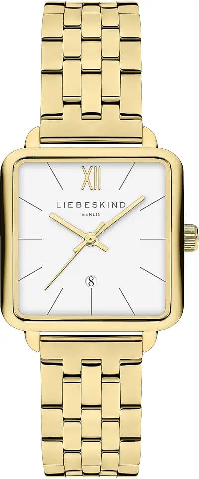 Liebeskind Berlin Damen Analog Quarz Armbanduhr mit Edelstahlarmband LT-0150-MQ