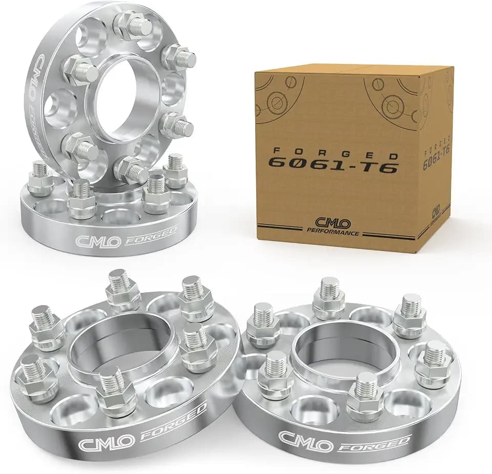 Customadeonly CMO 1 inch 6x132 Wheel Spacers Fits GMC Acadia M14x1.5 4PCS